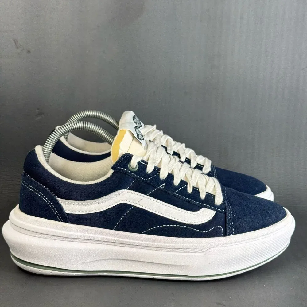 Vans OLD SKOOL OVERT CC 'POP COLOR - DRESS BLUE' sneaker womens 8.5